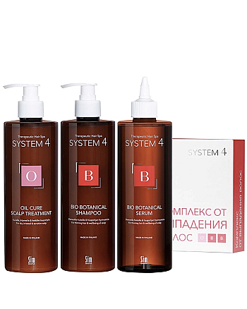 Sim Sensitive System 4 - Комплекс от выпадения волос макси 500 мл + 500 мл + 500 мл - hairs-russia.ru